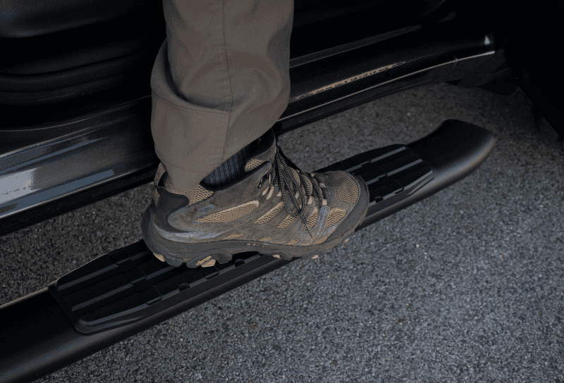Fishbone Offroad — Fishbone Offroad 2019+ Dodge Ram 1500 Crew Cab Oval Side Steps - Black Textured - view 4