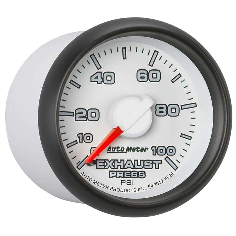 AutoMeter — Autometer Factory Match 52.4mm Mechanical 0-100 PSI Exhaust (Drive) Pressure Gauge
2-1/16" EXHAUST PRES - view 6