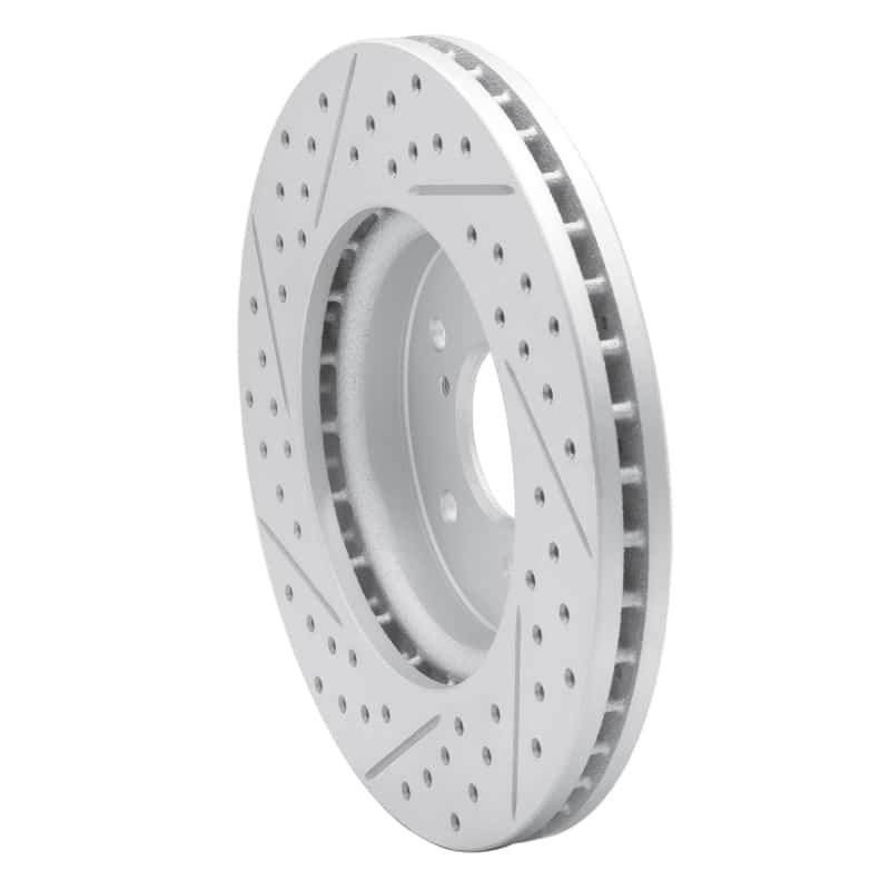 R1 Concepts — R1 07-16 Acura Rdx Front Right Drilled & Slotted Geo-Carbon Rotor - view 4
