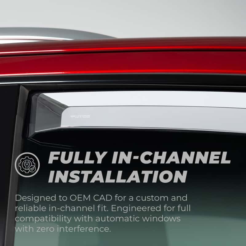 Putco — Putco 21-24 Chevrolet Suburban Element Chrome Window Deflectors (Set of 4)
Side Window Vent - view 9