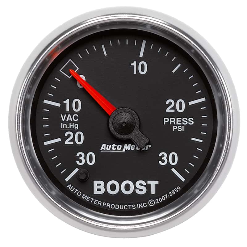 AutoMeter — Autometer GS 30inhg-30PSI Digital Vac/Boost Gauge
2-1/16" BOOST-VAC, 3 - view 12
