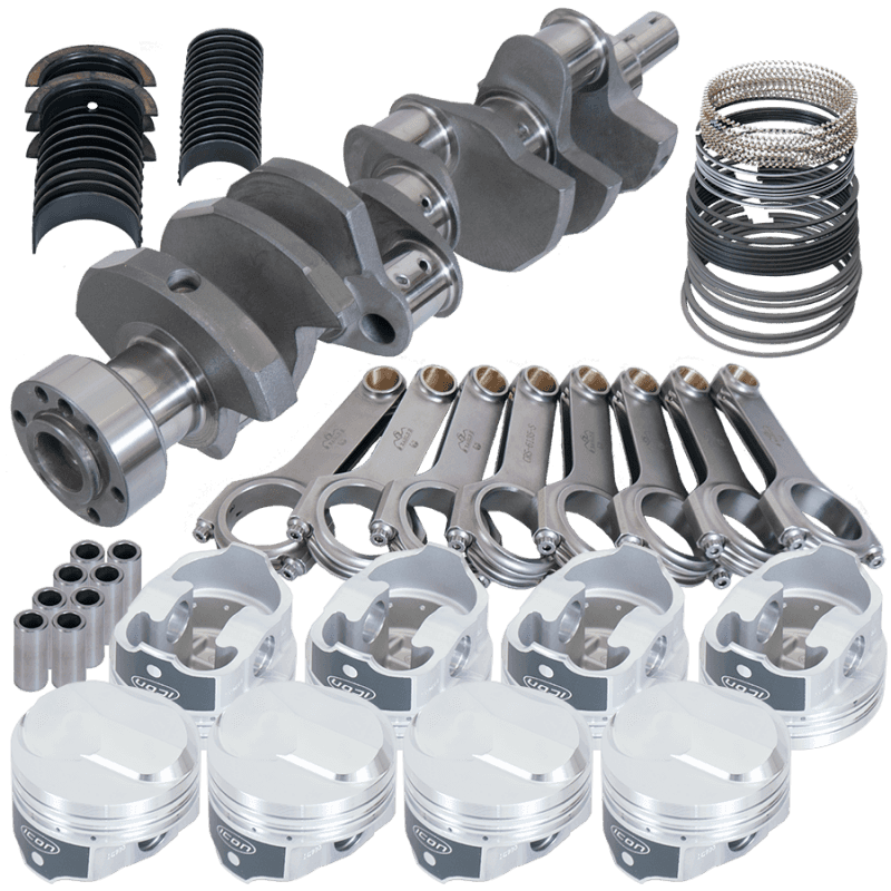 Eagle — Eagle Chevy 454 1Pc 4.000in Crank 6.135in H-Beam 38cc Dome 4.350in Pistons Rotating Assembly
Competition Assembly - view 1