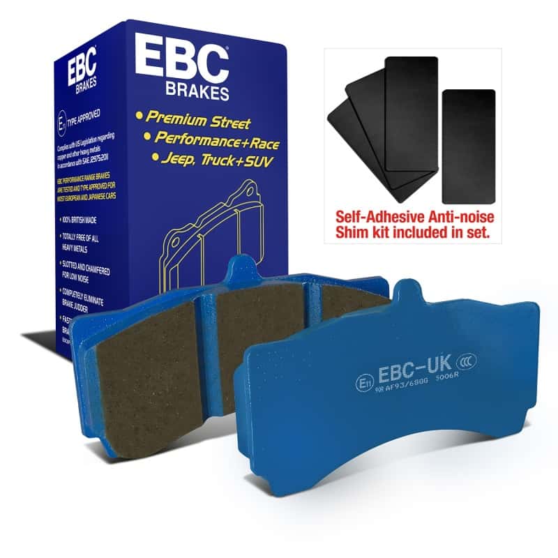EBC — EBC Brakes Bluestuff Street and Track Day Brake Pads
Disc Brake Pad - view 1