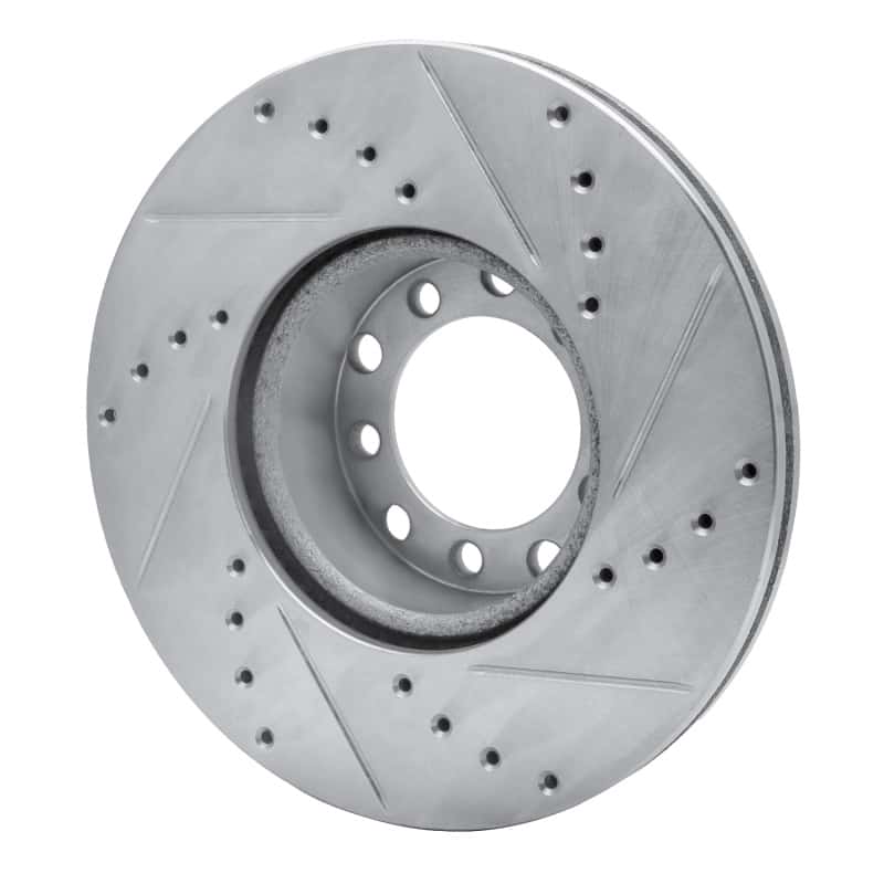 R1 Concepts — R1 72-80 Mercedes-Benz 450SE Front Left Drilled & Slotted Silver Brake Rotor
R1 Brake Rotor Drill - view 4