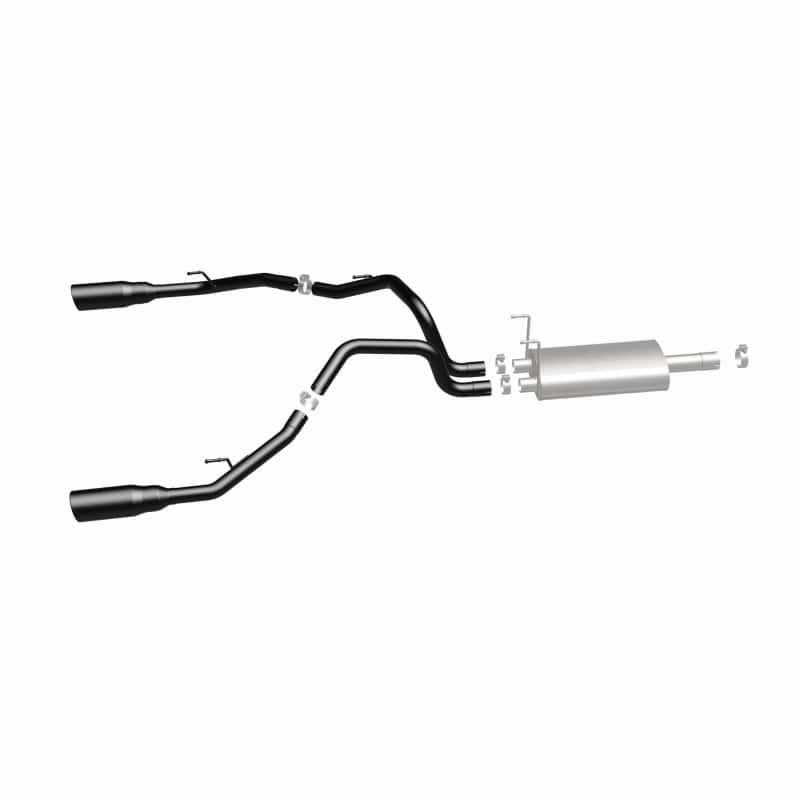Magnaflow — Magnaflow 09-15 Dodge Ram 1500 V8 Dual Spilt Rear Exit Black Stainless C/B Perf Exhaust
Cat-Back - view 6