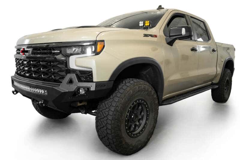Addictive Desert Designs — Addictive Desert Designs 2022+ Chevy Silverado 1500 ZR2 Stealth Fighter Front Bumper
Bumper- Front - view 24