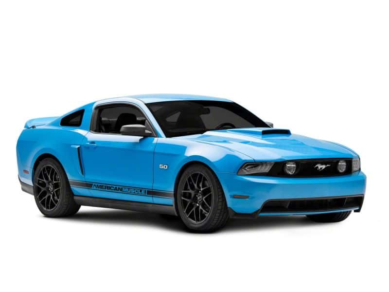 Raxiom — Raxiom 10-12 Ford Mustang w/ Factory Halogen LED Projector Headlights- Blk Housing (Clear Lens)
Headlights - view 4