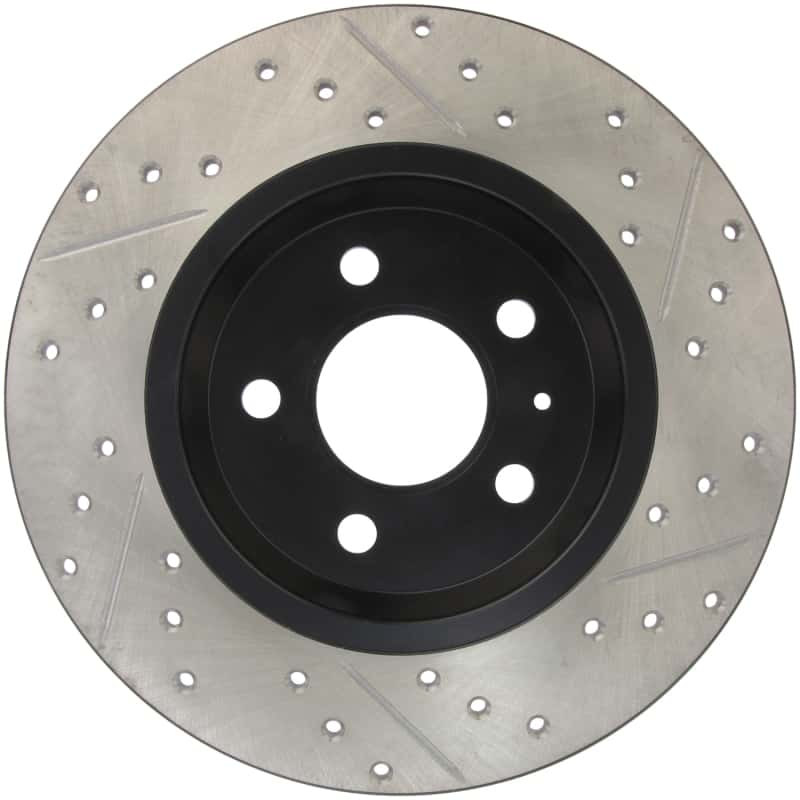 Stoptech — StopTech Power Slot 09-10 Audi A4/A4 Quattro / 08-10 A5 / 10 S4 Rear Right Drilled & Slotted Rotor
Slot/Drill Rotor - view 5
