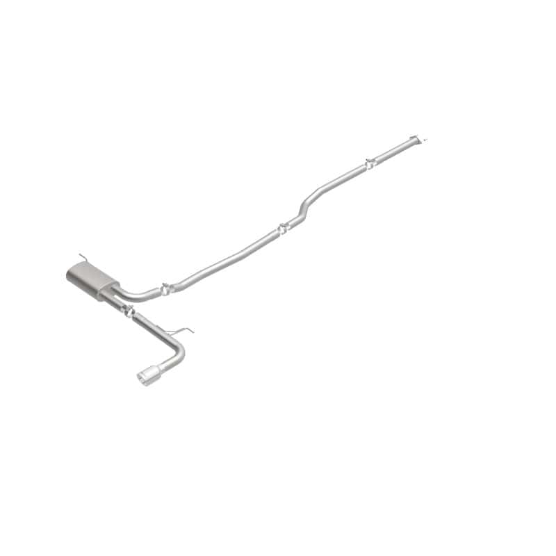 Magnaflow — MagnaFlow Cat Back, SS, 2.5in, Street, Single Straight Pass. Polished 4in Tip, 2015 Ford Fusion 2.5L
Cat-Back - view 3