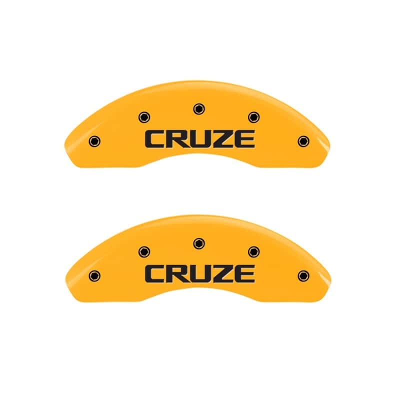 MGP — MGP Front set 2 Caliper Covers Engraved Front Cruze Yellow finish black ch
Caliper Covers - view 1