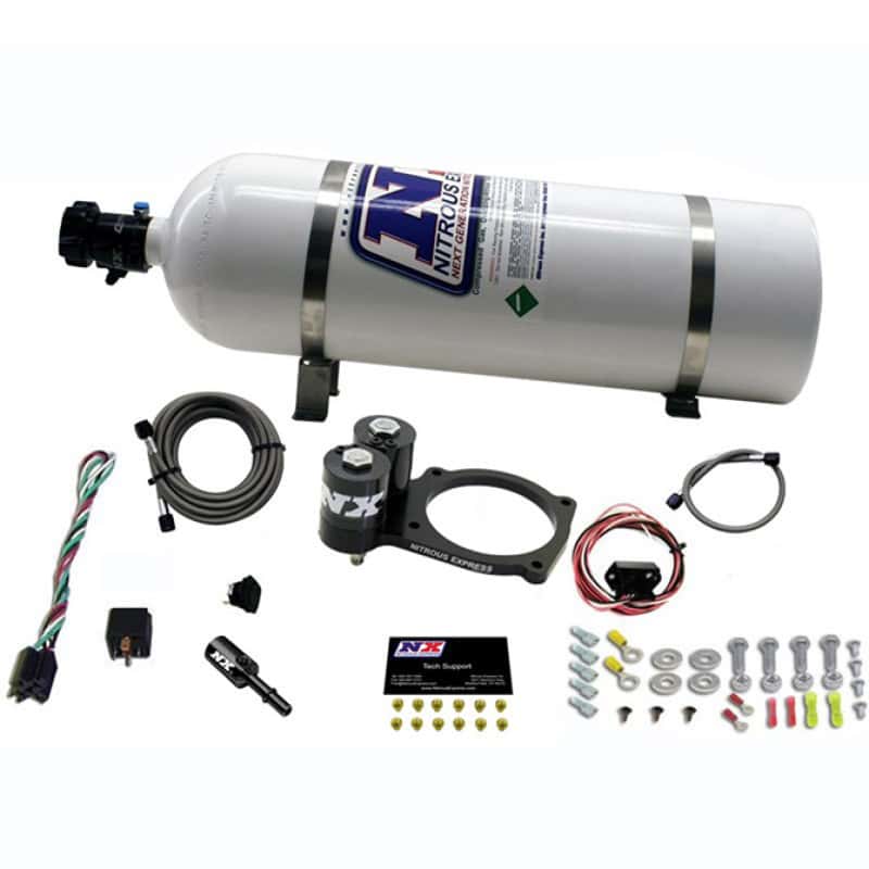 Nitrous Express — Nitrous Express Dodge Hellcat/Demon Nitrous Plate Kit w/15lb Bottle
Injection System Kit
N2OSys - view 2