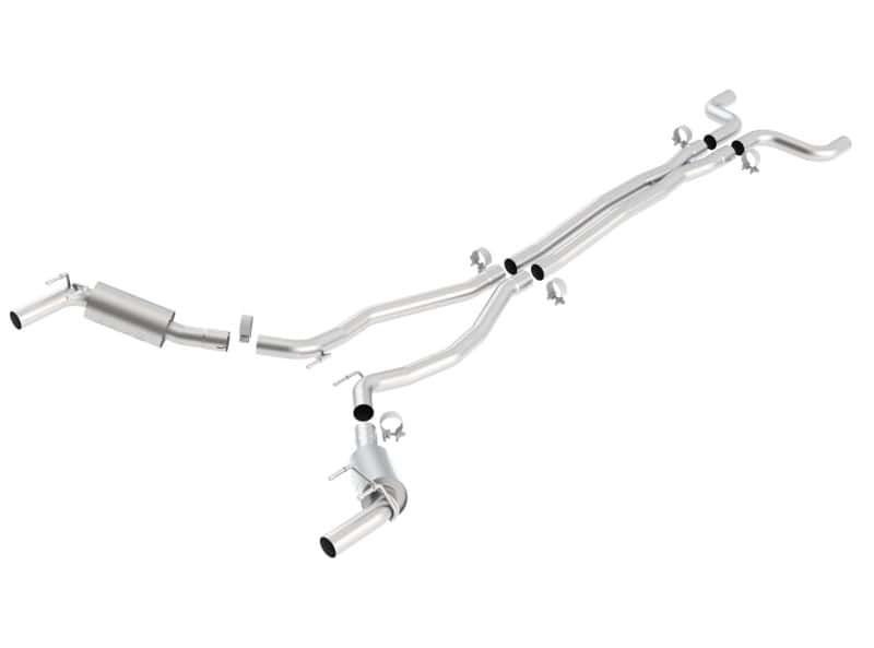 Borla — Borla 2010 Camaro 6.2L V8 S Type Catback Exhaust w/o Tips works w/ factory ground affects package ON
Cat-Back System
ExhstSysKt - view 1
