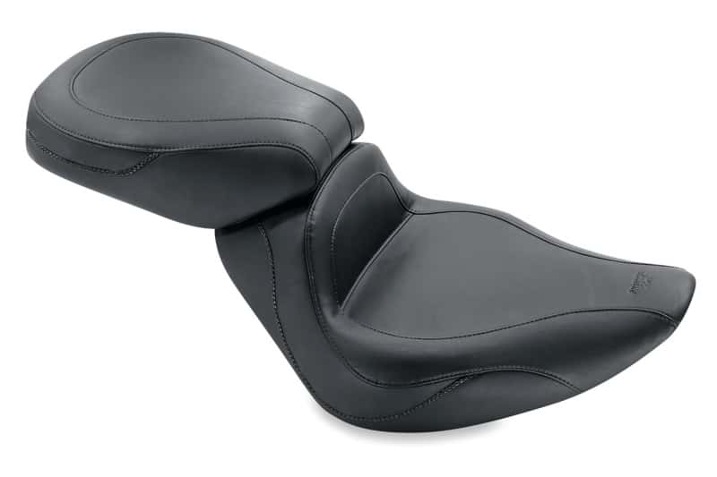 Mustang Motorcycle — Mustang 06-17 Harley Softail Wide Tire (200mm) Sport Touring Solo Seat - Black - view 1