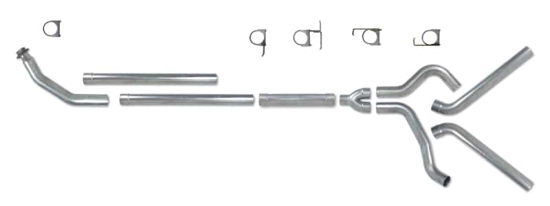 Diamond Eye Performance — Diamond Eye KIT 4in Turbo Back MFLR RPLCMENT PIPE DUAL SS: 94-02 DODGE CUMMINS 5.9L
KIT; 4in.; TB MRP DL - view 7