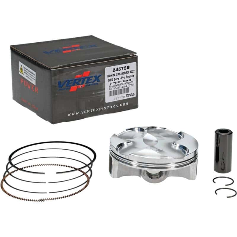 Vertex Pistons — Vertex Piston 22-24 Honda CRF 250 R 250cc Forged Replica Piston Kit - view 2
