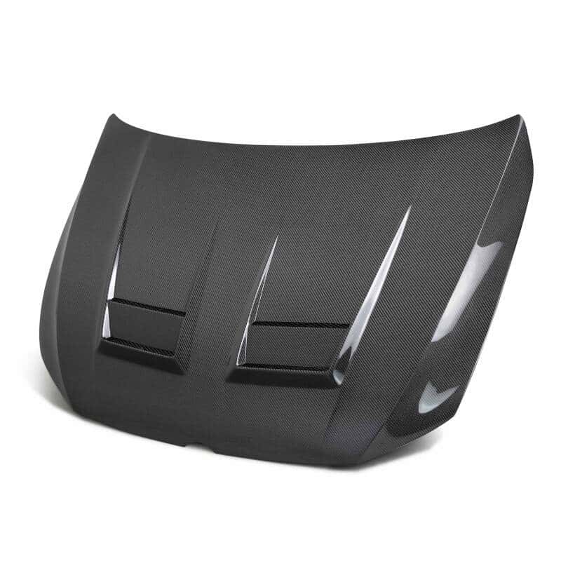 Seibon — Seibon 2022-2023 Volkswagen Golf GTI/R DV-Style Carbon Fiber Hood - view 1