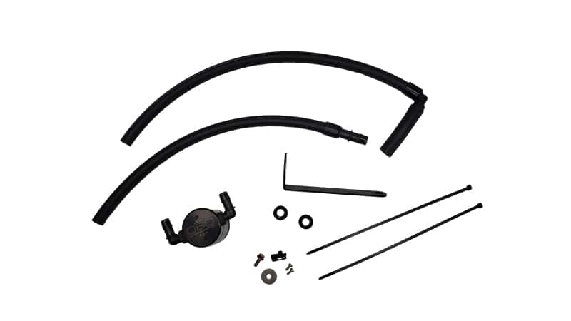 J&L — J&L 22-25 Subaru BRZ/GR86 2.4L Passenger Side Oil Separator 3.0 - Black Anodized
Oil Separator - view 1