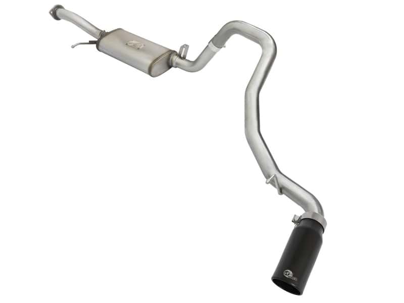 aFe — aFe MACHForce XP 2-1/2in SS-304 Cat-Back Exhausts w/ Black Tip 02-16 Nissan Patrol (Y61) I6-4.8L
Cat-Back Exhaust - view 1