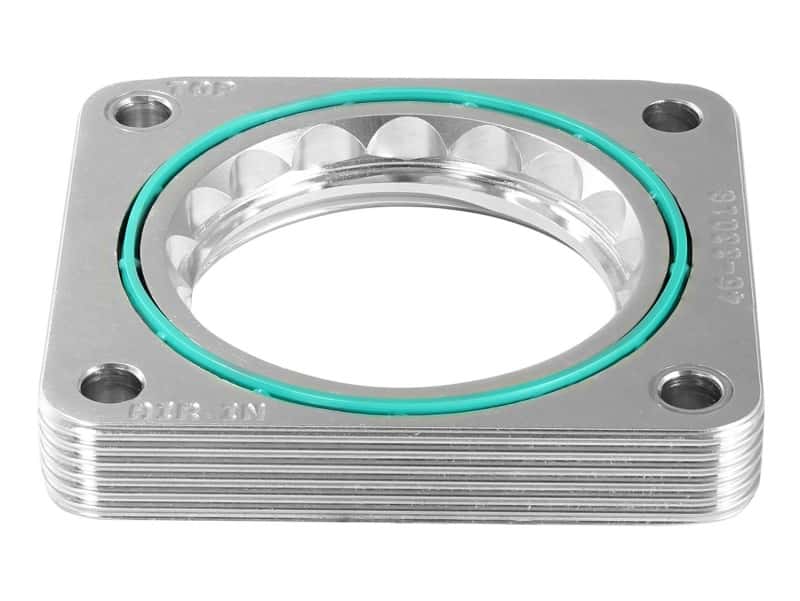 aFe — aFe Silver Bullet Throttle Body Spacers TBS Ford Explorer 12-15 V6-3.5L EcoBoost
Throttle Body Spacer - view 3