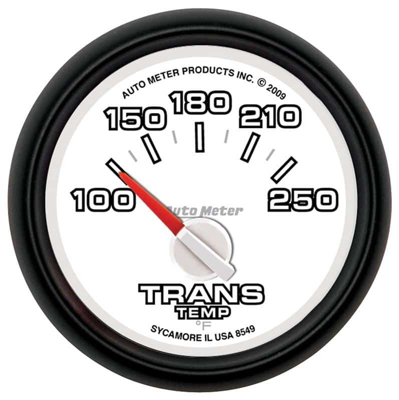 AutoMeter — Autometer Factory Match 52mm Short Sweep Electronic 100-250 Deg F Transmission Temperature Gauge
2-1/16" TRANS TEMP, - view 2