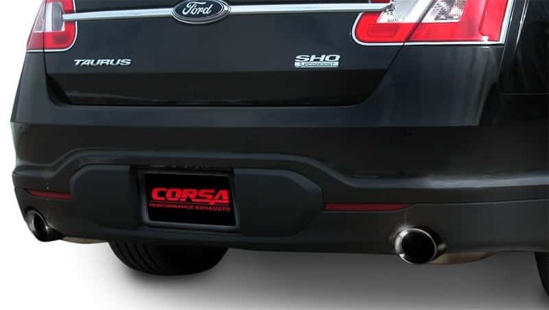 CORSA Performance — Corsa 2010-2019 Ford Taurus SHO 3.5L V6 Turbo Sport Cat-Back Exhaust w/ Dual 4in Black Tips
Exhaust - view 7