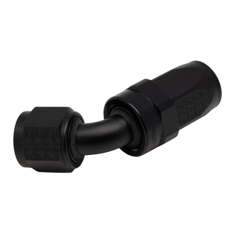 DeatschWerks — DeatschWerks 8 AN Female Flare Swivel 60-Degree Hose End CPE - Anodized Matte Black
Lines & Fittings - view 1