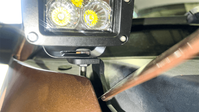 Fishbone Offroad — Fishbone Offroad 04-14 Ford F150 / 10-14 Raptor Hood Light Bracket - Black - view 8