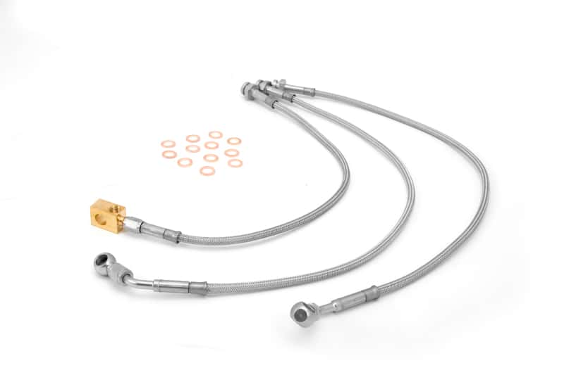 Rugged Ridge — Rugged Ridge Brake Hose Kit Braided SS 92-01 Cherokee(XJ)
JEEP_HARDPARTS - view 2