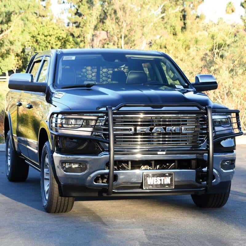 Westin — Westin 19-21 Ram 1500 (Excl. 19-21 Ram 1500 Classic)(Excl. Rebel) Sportsman Grille Guard - Black
Grille Guard - view 5