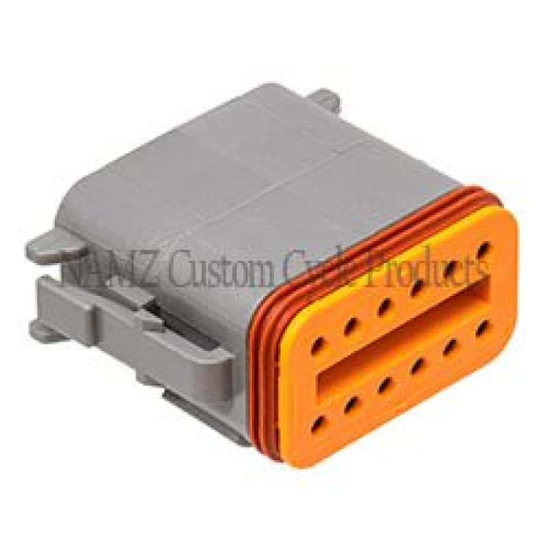 NAMZ — NAMZ Deutsch DT Series 12-Wire Plug & Wedgelock - Grey (Repl. HD 72139-94GY) - view 2