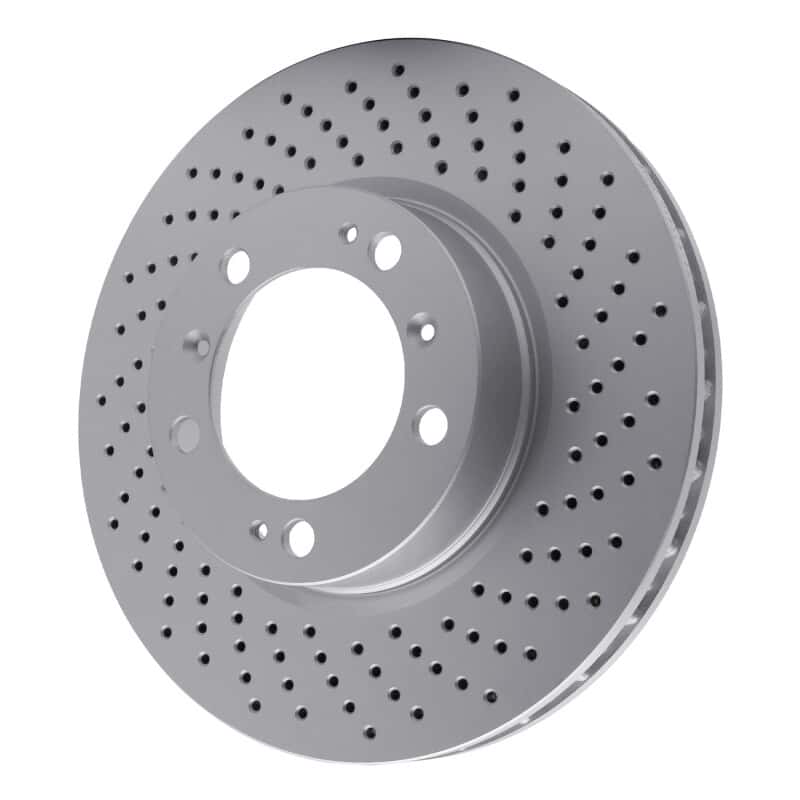 DFC — DFC 98-12 Porsche 911 Right Front Drilled Hi-Carbon Alloy Geomet Coated Rotor
DFC Brake Rotor - view 2