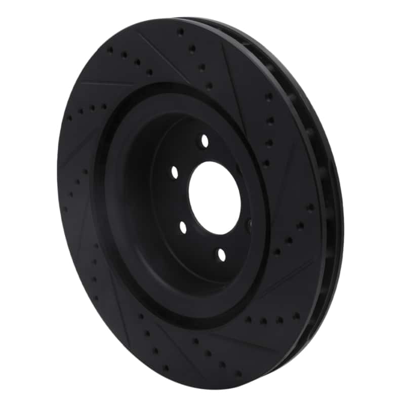 R1 Concepts — R1 2003-2017 Dodge Viper Front Left Drilled & Slotted Black Brake Rotor
R1 Brake Rotor Drill - view 4