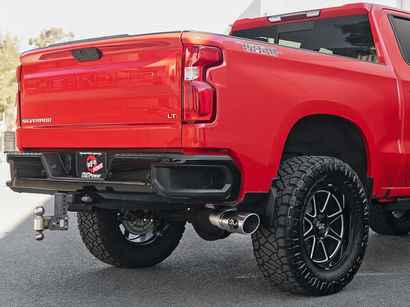 aFe — aFe Apollo GT Series 2019 GM Silverado/Sierra 1500 4.3L/5.3L 409 SS CB Exhaust System w/Polished Tip
Cat-Back Exhaust - view 4