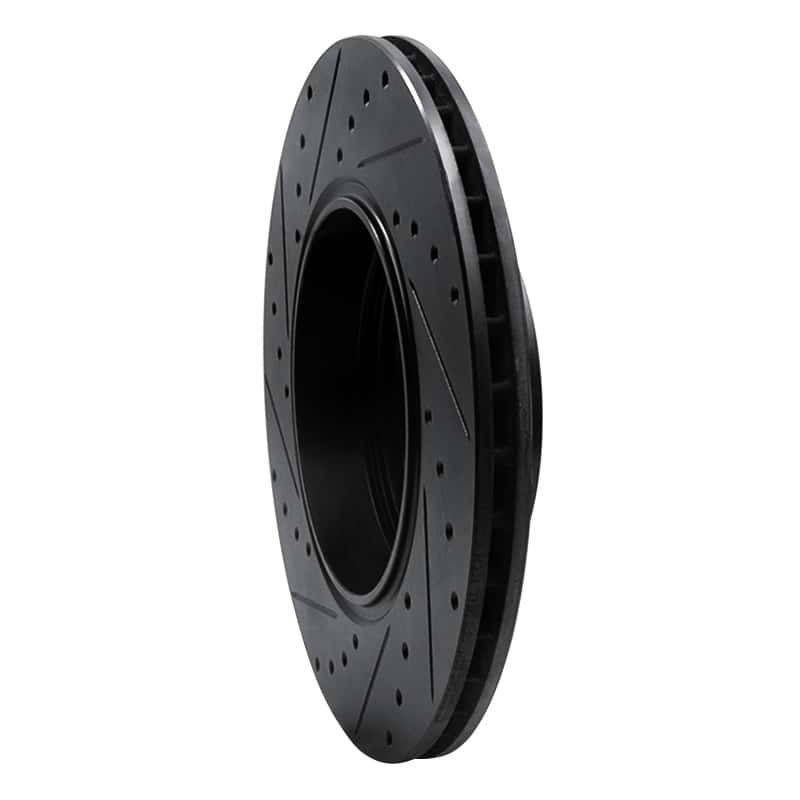 R1 Concepts — R1 02-05 BMW 745LI Rear Right Drilled & Slotted Black Brake Rotor
R1 Brake Rotor Drill - view 4