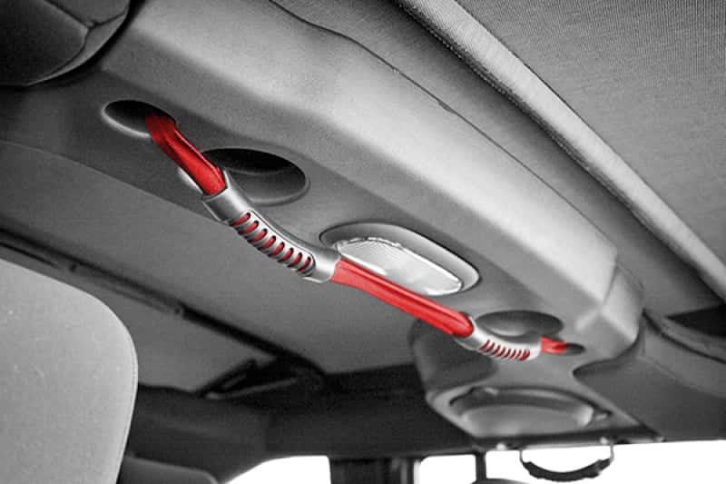 Rugged Ridge — Rugged Ridge Rear Dual Grab Strap Red 07-18 Jeep Wrangler Unlimited JK
Interior Grab Bar
OFFROAD_INTERIOR - view 2