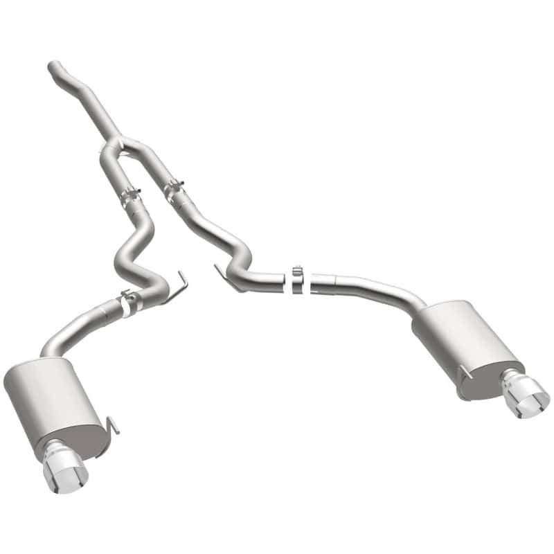 Magnaflow — MagnaFlow Cat Back, SS, 2.5in, Street, Dual Split Polished 4.5in Tips 2015 Ford Mustang Ecoboost
Cat-Back - view 30