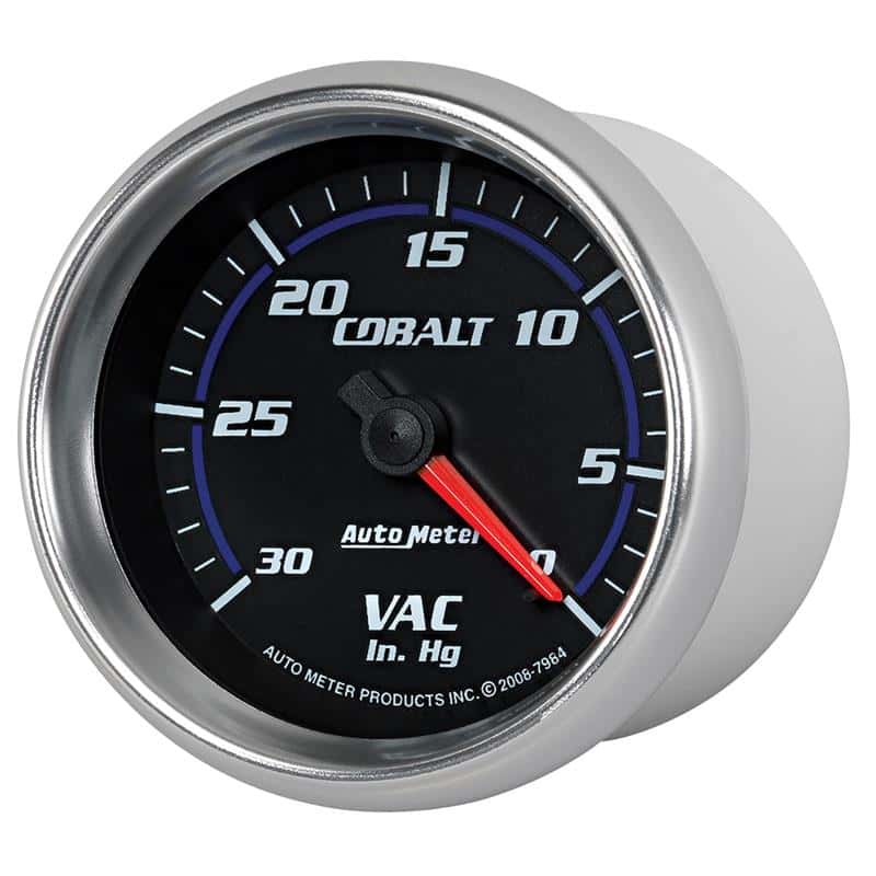 AutoMeter — Autometer Cobalt 2-5/8in. / 0-30 IN HG / Mechanical Vacuum Gauge
GA 2.6" VAC MECH CB - view 3