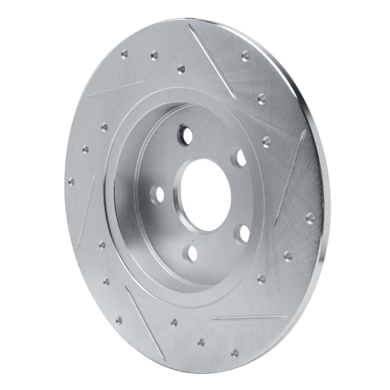 R1 Concepts — R1 87-91 Chrysler TC Maserati Rear Left Drilled & Slotted Silver Brake Rotor
R1 Brake Rotor Drill - view 9