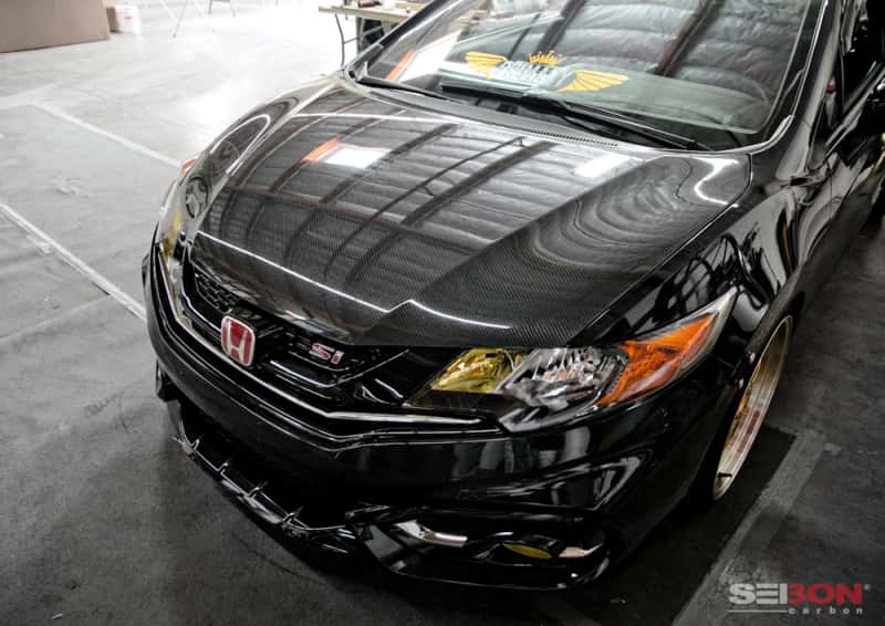 Seibon — Seibon 2014+ Honda Civic OEM Style Carbon Fiber Hood
HOOD - view 15