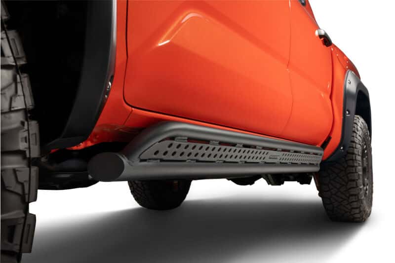 Go Rhino — Go Rhino 2024 Toyota Tacoma DC 4dr Xtreme Frame Mount Sliders - Tex. Blk
Frame Mount Sliders - view 4