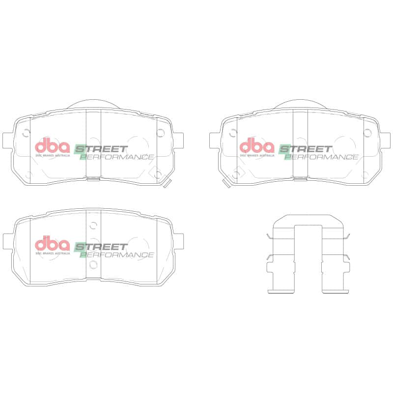 DBA — DBA 07-12 Hyundai Veracruz Rear SP Performance Brake Pads
Brake Pad - view 1