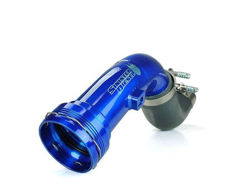 Sinister Diesel — Sinister Diesel 17-19 Ford Powerstroke 6.7L Cold Side Charge Pipe
Intercooler Pipe - view 5
