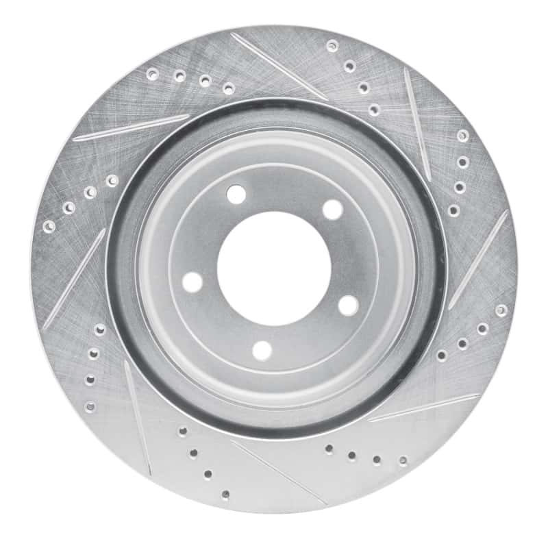 R1 Concepts — R1 2006-2013 Chevrolet Corvette Rear Left Drilled & Slotted Silver Brake Rotor
R1 Brake Rotor Drill - view 5