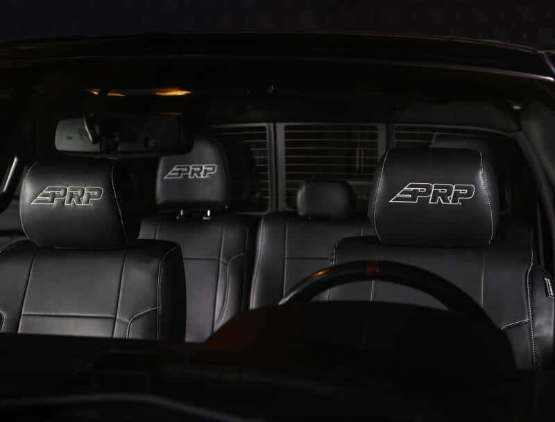 PRP Seats — PRP 12-14 Ford Raptor Front Seat Covers (Pair) - Black w Silver Stitch - view 5