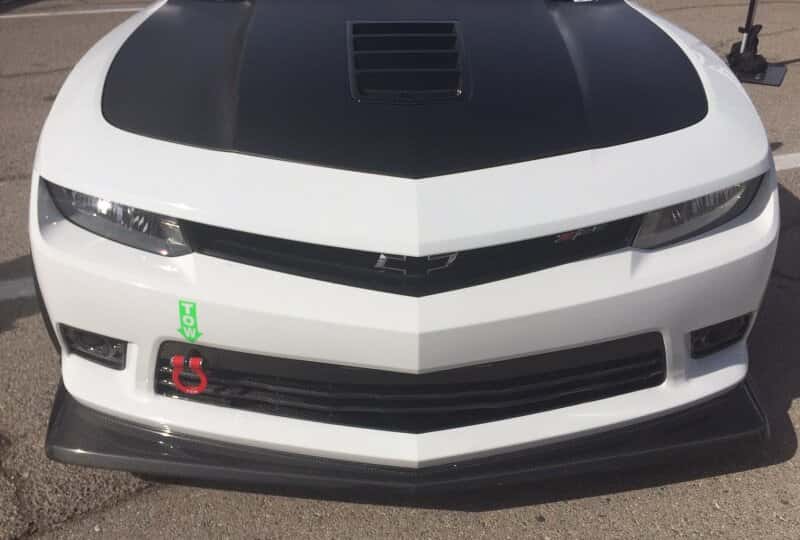 Anderson Composites — Anderson Composites 14-15 Chevrolet Camaro Type-Z28 Front Splitter - view 3