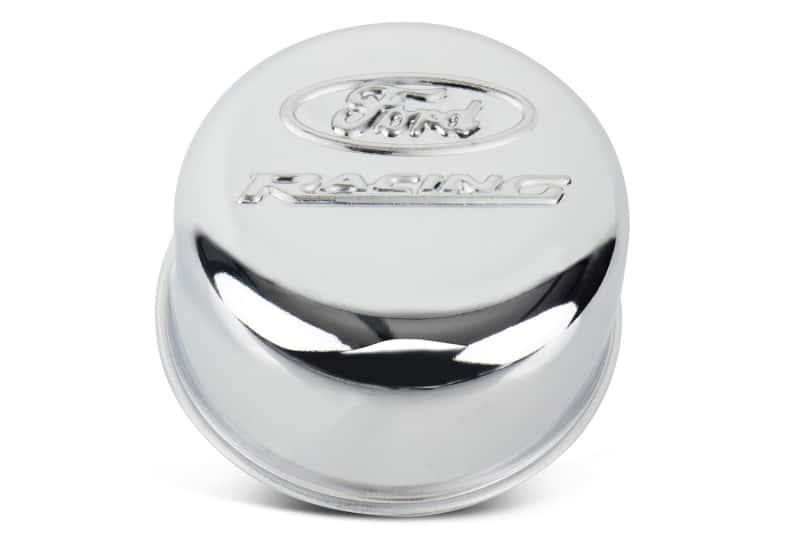 Ford Racing — Ford Racing Chrome Breather Cap w/ Ford Racing Logo - Twist Type
Oil Breather Cap - view 6