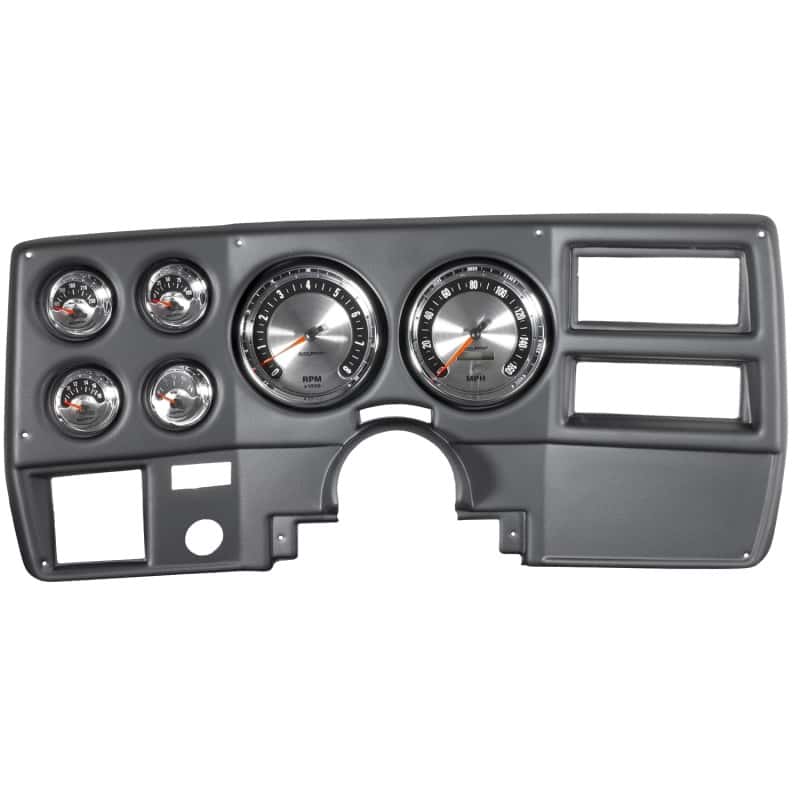 AutoMeter — Autometer American Muscle Gauge Kit 6 Pc Chevy Truck/Suburban 73-83 Tach/Mph/Fuel/Oilp/Wtmp/Volt
GA KT CHV TRK 73-83A - view 1