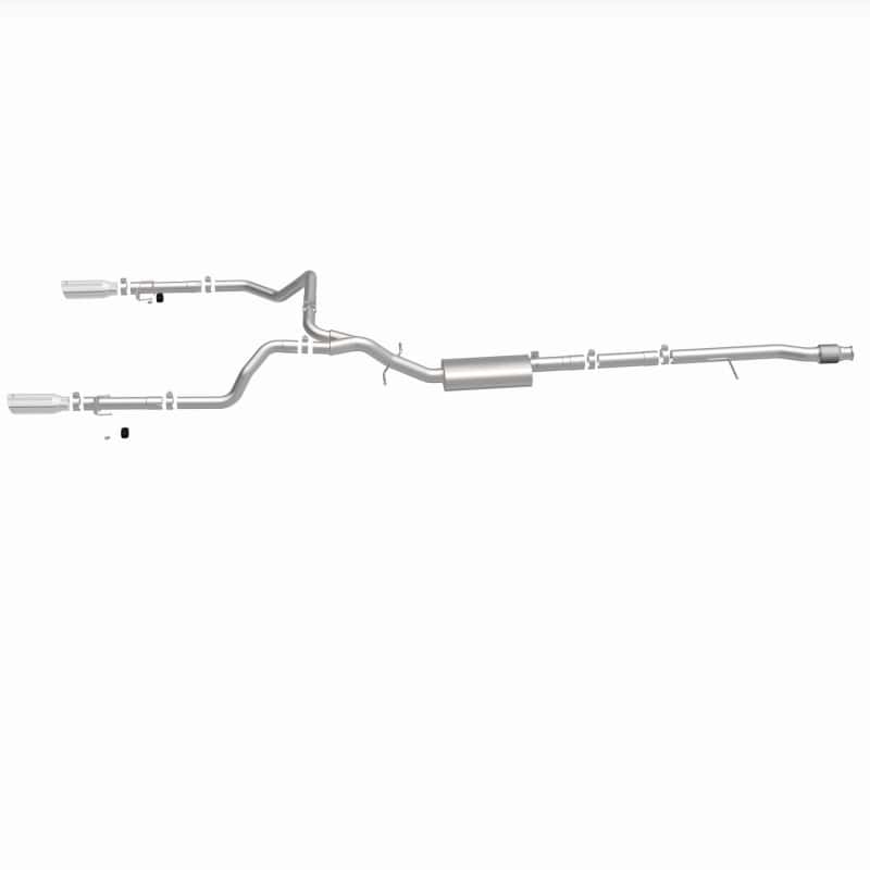 Magnaflow — MagnaFlow 2019 Chevy Silverado 1500 V8 5.3L/V6 4.3 Street Series Dual Exit Exhaust w/ Polished Tips
Cat-Back - view 11