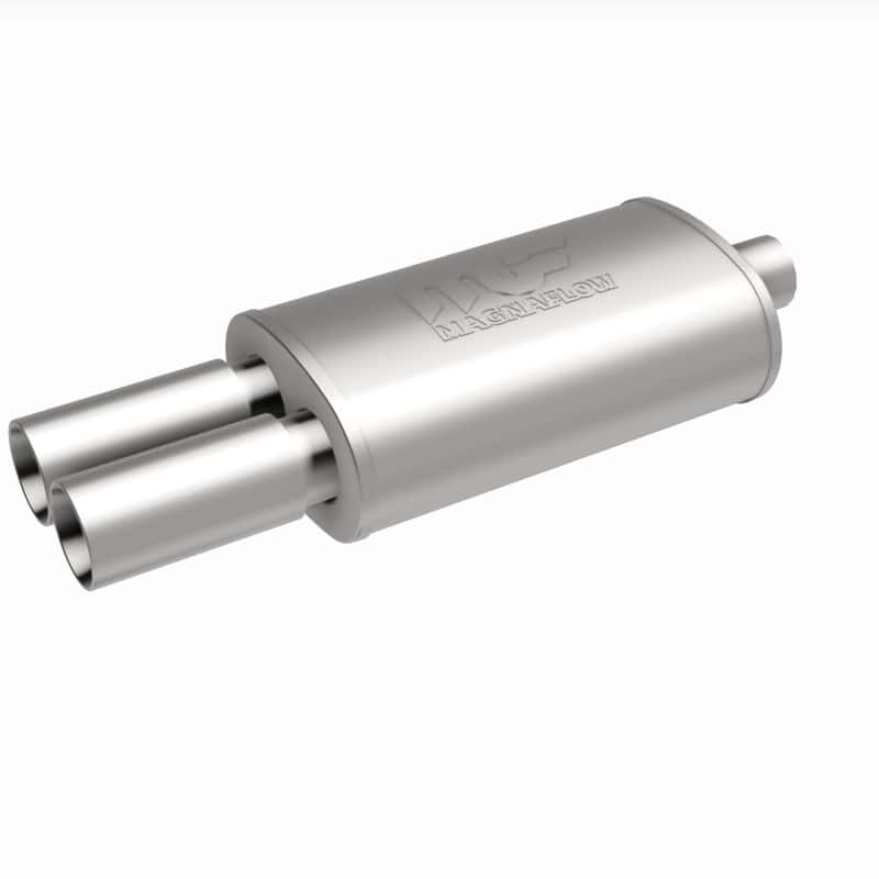 Magnaflow — MagnaFlow Muffler W/Tip Mag SS 14X5X8 2.25/3
Straight Through - view 9