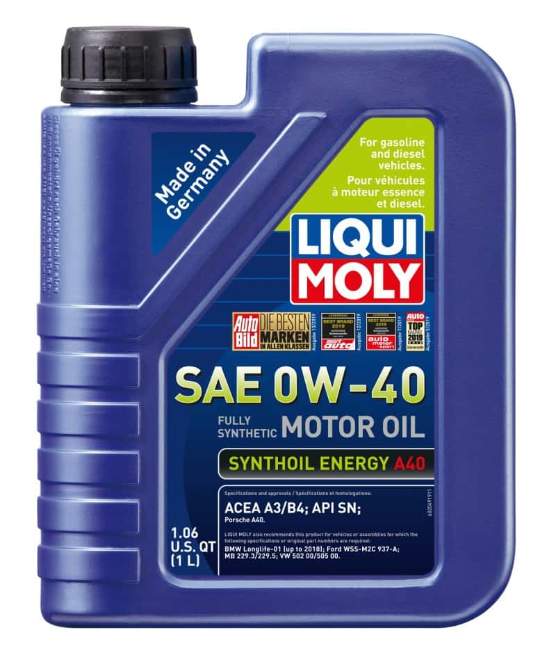 LIQUI MOLY — LIQUI MOLY 1L Synthoil Energy A40 Motor Oil SAE 0W40 - view 2